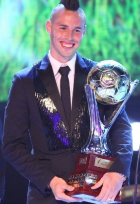 Marek è  diventato il miglior calciatore slovacco per l'anno 2013